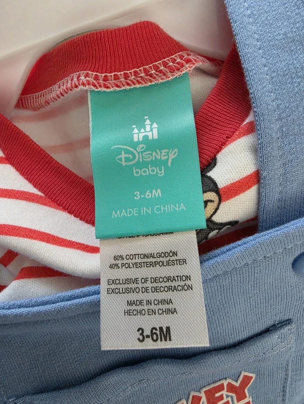 NWT Disney Baby Mickey Mouse Shortall